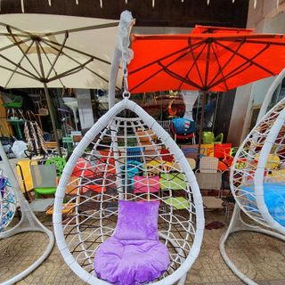 Xích đu nhựa giả mây Phương Đông-