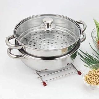 Xửng hấp inox 2 tầng