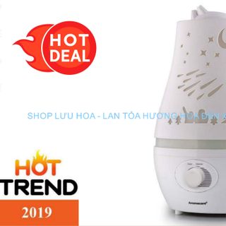 Máy Xông Tinh Dầu, Máy Khuếch Tán Tinh Dầu dùng cho phòng rộng dung tích 2500ml Hồ Điệp giá sỉ