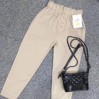 Quần baggy đũi 5 khuy bọc