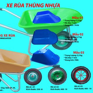 Xe Rùa Thùng Nhựa, Thùng Nhựa Xe Rùa