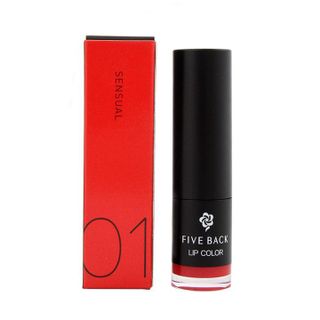 [Hàn Quốc] Son thỏi bền màu và dưỡng môi Five Back Lip Color 01 Sensual – Đỏ thuần