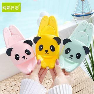 Dép nhựa gấu tai siêu cute