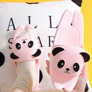 Dép nhựa gấu tai siêu cute