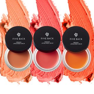 [Hàn Quốc] Son kem cho môi & má Five Back Cream Lip & Cheek Balm #02 Peach - Cam đào (6.5g)