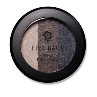 [Hàn Quốc] Phấn mắt phối 3 màu Five Back Triple Eyeshadow #04 Smokey Glam – Xám khói (3g)