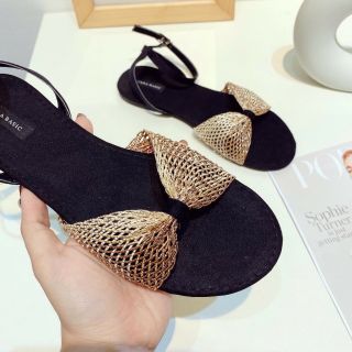Giay sandal lưới hoa luo