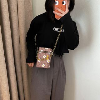 Túi đeo chéo mini hình hoa cúc siêu hot D828