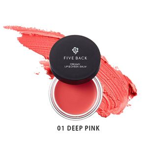 [Hàn Quốc] Son kem cho môi & má Five Back Cream Lip & Cheek Balm #01 Deep Pink - Hồng san hô (6.5g) giá sỉ