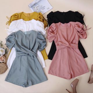 Jum short tay nơ rút