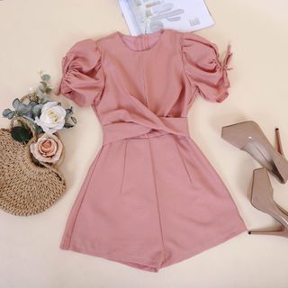 Jum short tay nơ rút