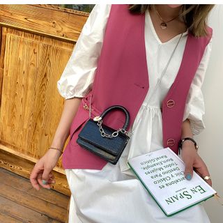 Túi đeo chéo hoa cúc mini phong cách thanh lịch cực xinh D830