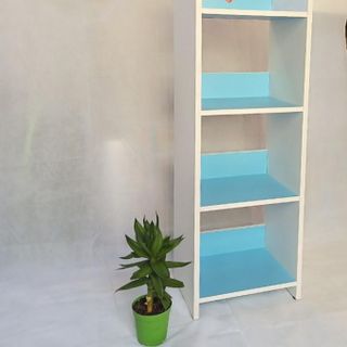 Kệ sách theo màu bàn