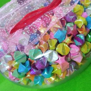 Hủ thủy tinh 1000 ngôi sao Giá 480k 1 hũ