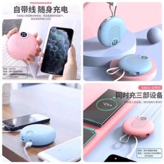 SẠC DỰ PHÒNG KÈM ĐẦU DÂY ANDROID VÀ IPHONE