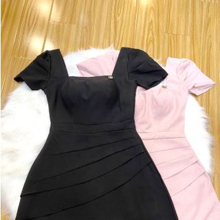 Đầm xoè xếp tầng xéo