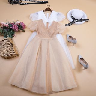 Đầm công chúa tay con