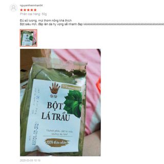 Bột lá trầu không nguyên chất