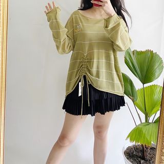 Áo thun dây rút tà