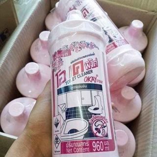 Nước tẩy rửa bồn cầu hồng Thái Lan Okay