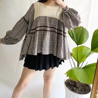 Áo BB Boll sọc phối len