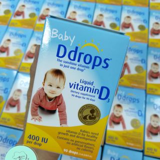 Ddrops baby vitamin D3 400IU hàng Mỹ giá sỉ
