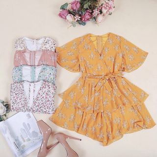 Jum short hoa giả váy