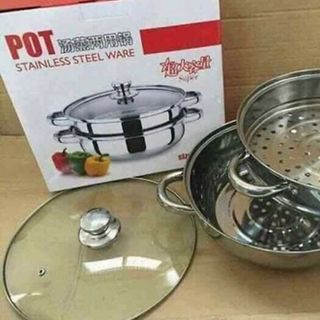 Nồi hấp 2 tầng