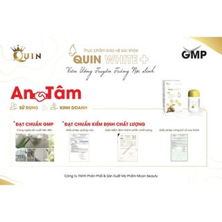 Viên uống nở ngực, nội tiết tố, trắng da Quin White+