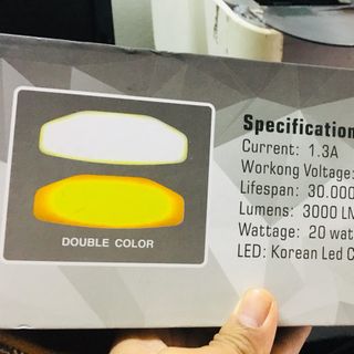 trợ sáng mini bi cầu 2 màu