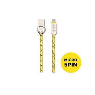 Cáp sạc micro kiểu dáng dễ thương dài 1m - Stitch Micro 5Pin Charging & Data Cable Actto USB-27 giá sỉ