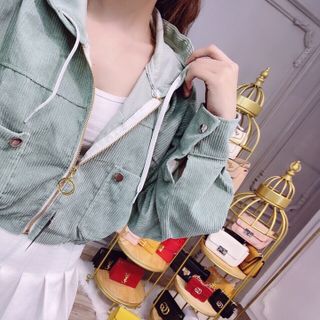 Áo khoác Nhung lửng hàng quảng châu bao chất