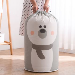 Túi Rút Đựng Quần Áo, Chăn, Ga, Gối, Mền Cuộn Hình Hoạt Hình