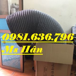 Ống gió mềm vải D100 , 200, 300,400,500 .