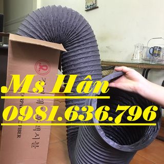 Ống gió mềm vải D100 , 200, 300,400,500 .