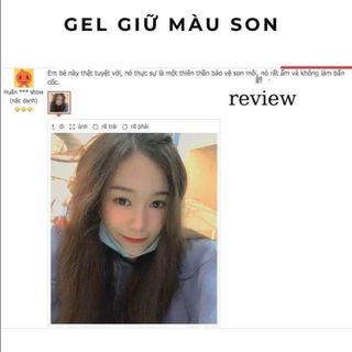GEL Khóa Son Môi Nội Địa Trung, Giữ Màu 6 tiếng,Vô tư ăn uống, tắm biển , trò chuyện
