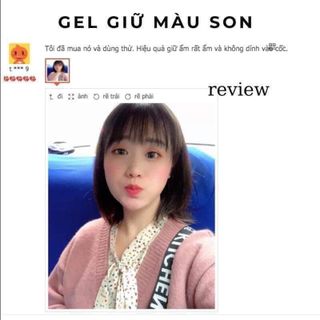 GEL Khóa Son Môi Nội Địa Trung, Giữ Màu 6 tiếng,Vô tư ăn uống, tắm biển , trò chuyện