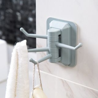 Móc Treo Dán Tường 4 Móc Xoay 180 Độ