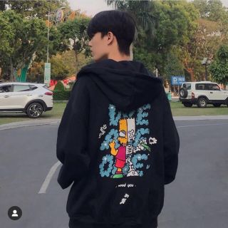 Áo khoác nỉ in chữ I NEED YOU