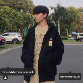 Áo khoác nỉ in chữ I NEED YOU