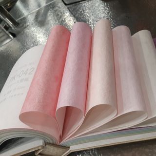 Xả kho giấy dán tường Nhật Bản FURISU màu hồng ánh ngọc trai