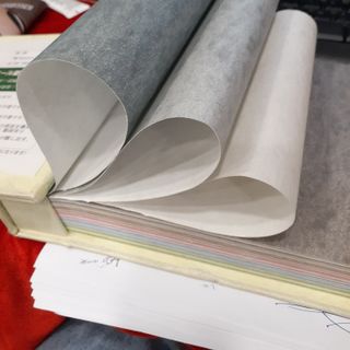 Xả kho giấy dán tường Nhật Bản FURISU màu ghi, màu xám