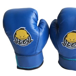 Găng tay boxing trẻ em V.STAR màu xanh