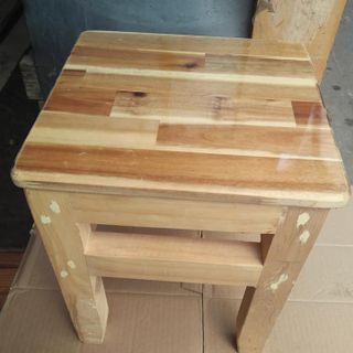ghế đôn bằng gỗ cao su 35 cm