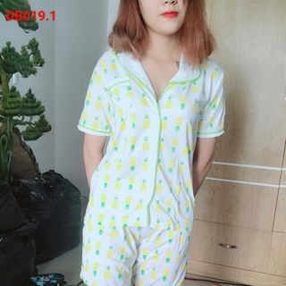 Bộ thun cotton đùi về hà dưới 53kg tùy chiều cao
