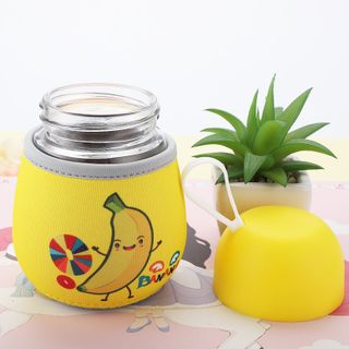Bình Ủ Cháo Thủy Tinh Cho Bé 300ml