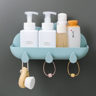 Kệ Nhựa Đựng Đồ Treo Tường Đa Năng Nhà Vệ Sinh, Nhà Tắm Hình Đám Mây