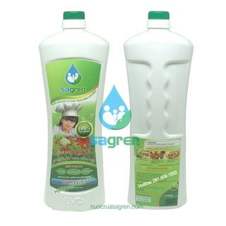 Nước rửa rau quả, thực phẩm tươi sống Sagren
