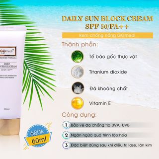 Kem chống nắng trắng da - Daily Sunblock Cream SPF 50/PA+++