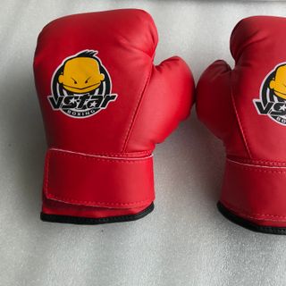 GĂNG BOXING TRẺ EM MÀU ĐỎ HÀNG V.STAR CAO CẤP giá sỉ